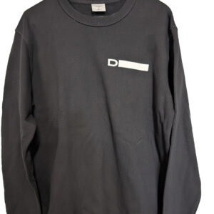 Men's Dutton One Crew Neck Sweater Front and Back Logo