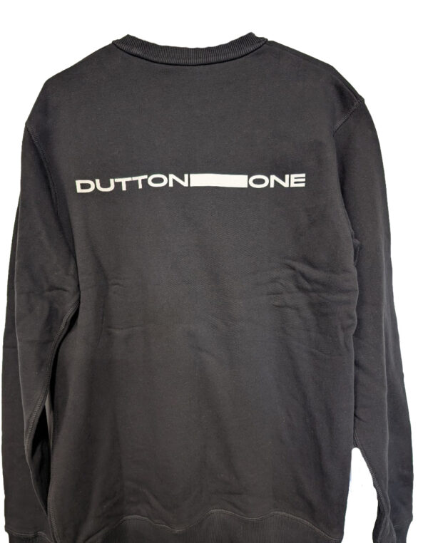 Men's Dutton One Crew Neck Sweater Front and Back Logo - Image 2