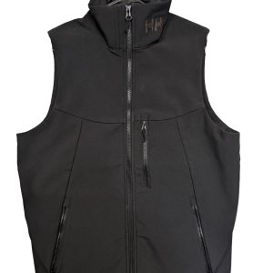 Men's Helly Hansen Black Vest Back Logo