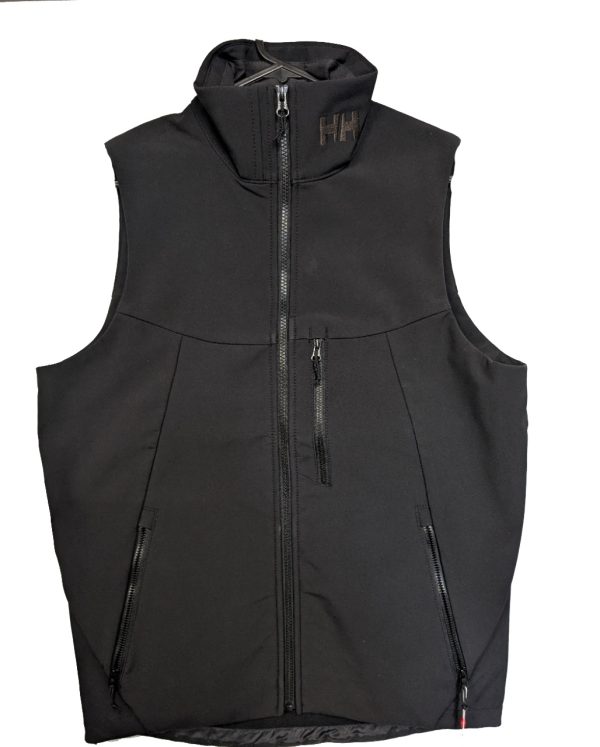 Men's Helly Hansen Black Vest Back Logo