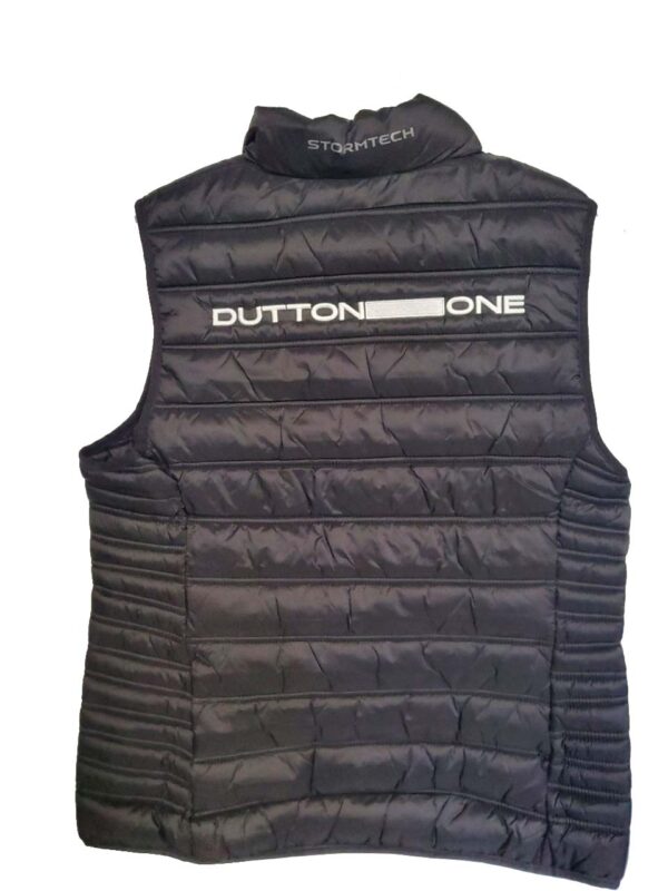 Womens' Dutton One Sormtech Black Vest Front and Back Logo - Image 2