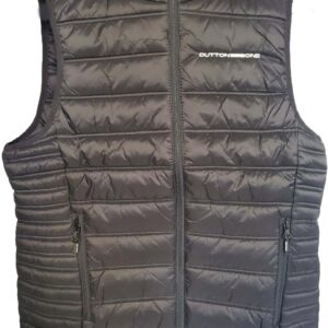 Womens' Dutton One Sormtech Black Vest Front and Back Logo